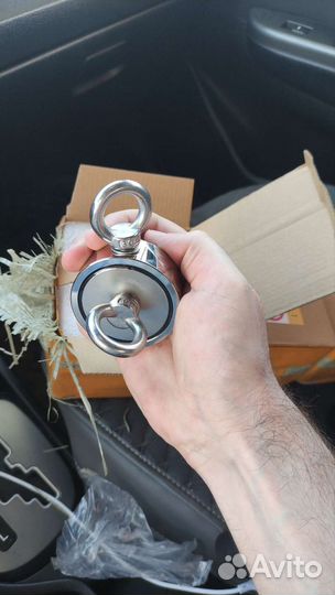 Поисковый магнит двухсторонний 60 мм