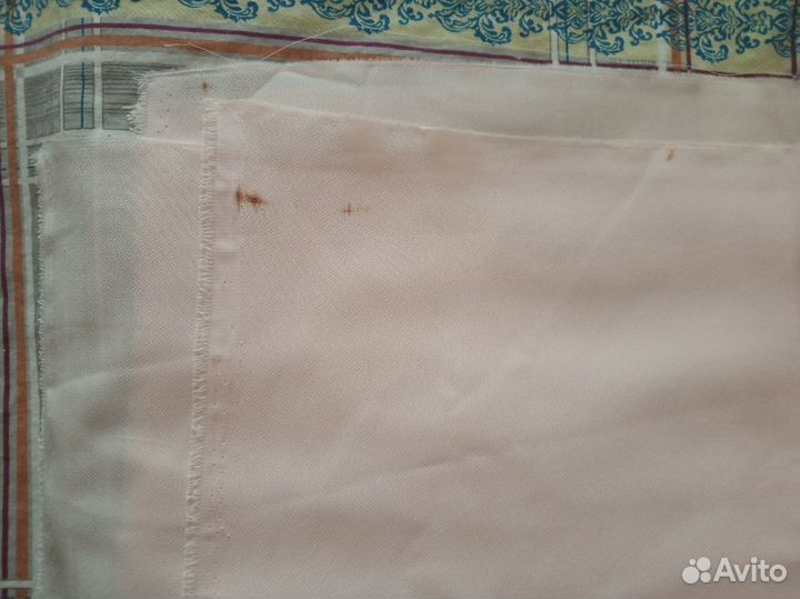 Ткань бледно-розовая
