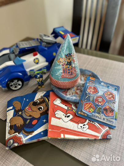 Одноразовая посуда щенячий патруль