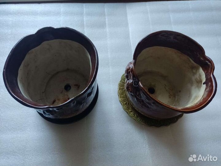 Горшок керамический, цветочный
