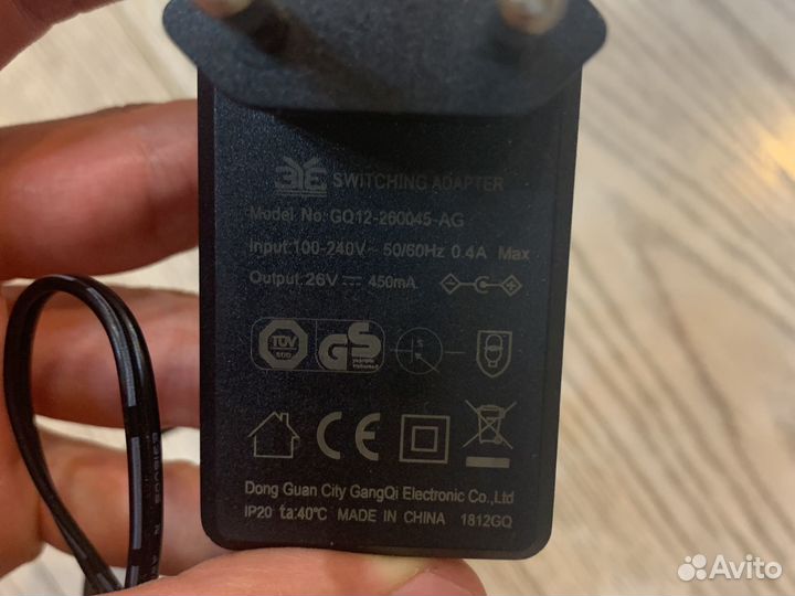 Блок питания 26V 400 mA Kitfort