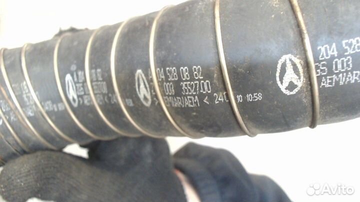 Патрубок интеркулера Mercedes C W204, 2008