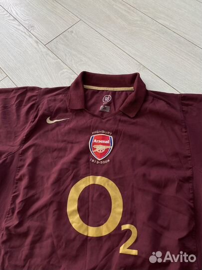 Винтажное редкое поло футболка Nike x Arsenal L