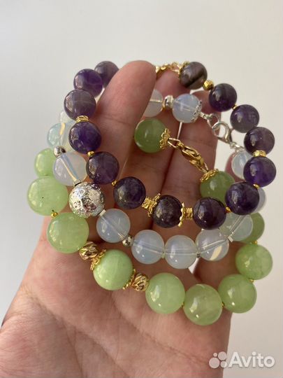 Браслеты из нат камней