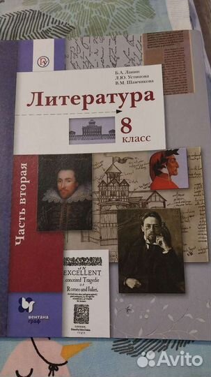 Литература 1,2 часть 8 класс Ланин