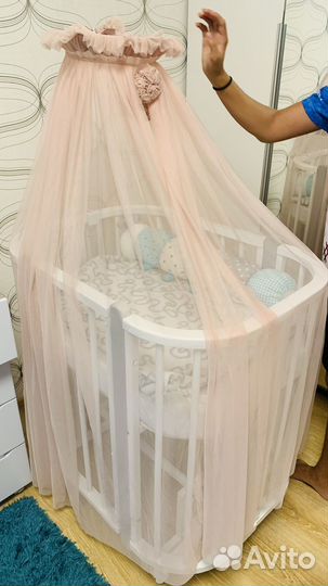 Балдахин с держателем в кроватку