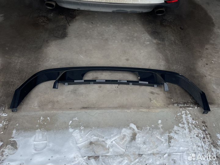 Диффузор на задний бампер volkswagen touareg