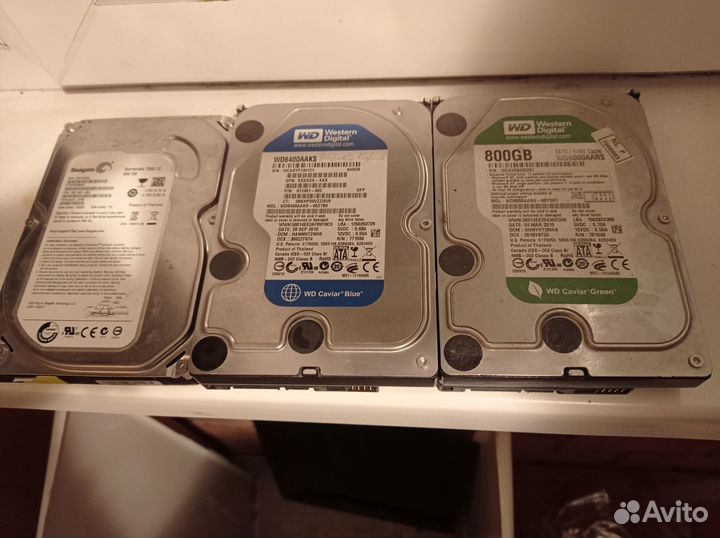 Жёсткие диски 2.5, 3.5 дюйма