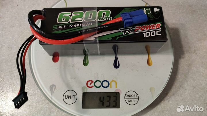 Аккумулятор lipo 3s 6200мАч