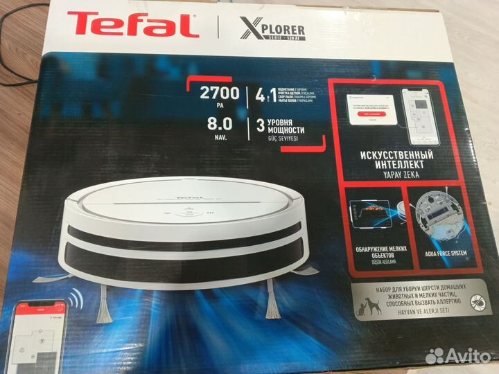 Робот пылесос tefal explorer serie 120 ai