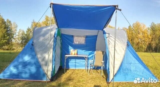 Палатка двухкомнатная 4-х местная