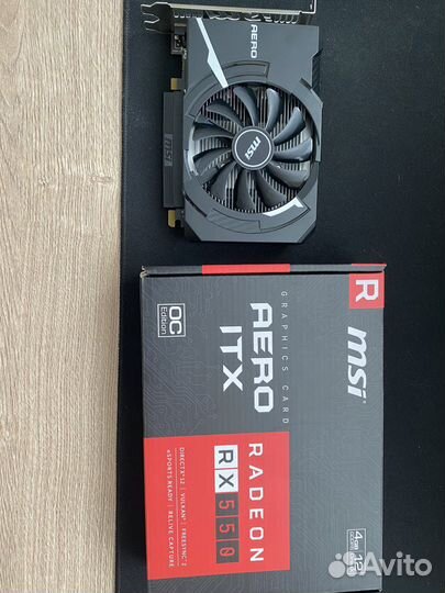 Видеокарта Radeon rx 550 4gb