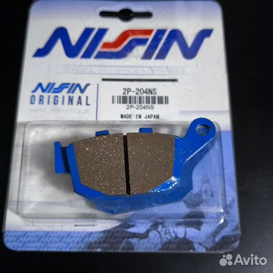 Колодки тормозные Nissin 204NS