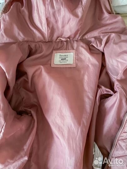 Куртка стеганная для девочки 158 bershka