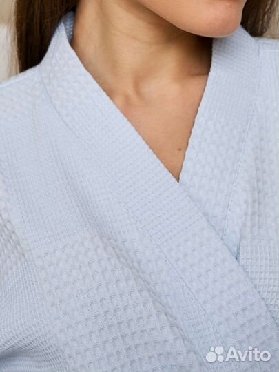 Халат женский вафельный