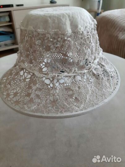 Шляпа женская из льна
