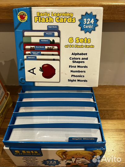 Карточки английскмй язык, чтение