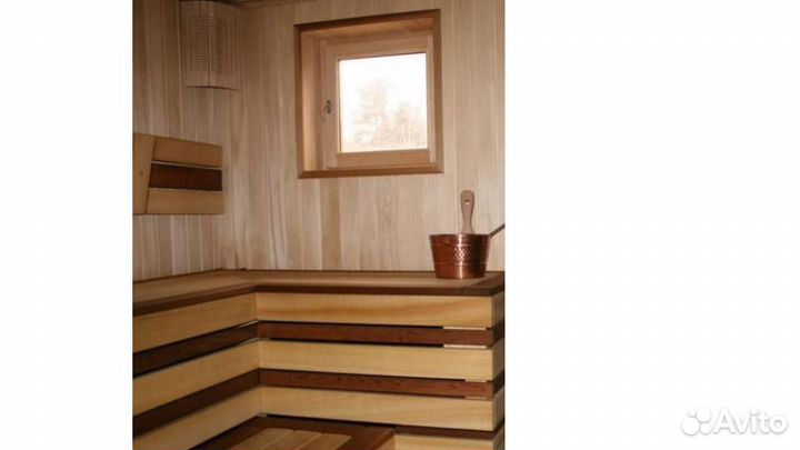 Деревянные окна для бани из липы