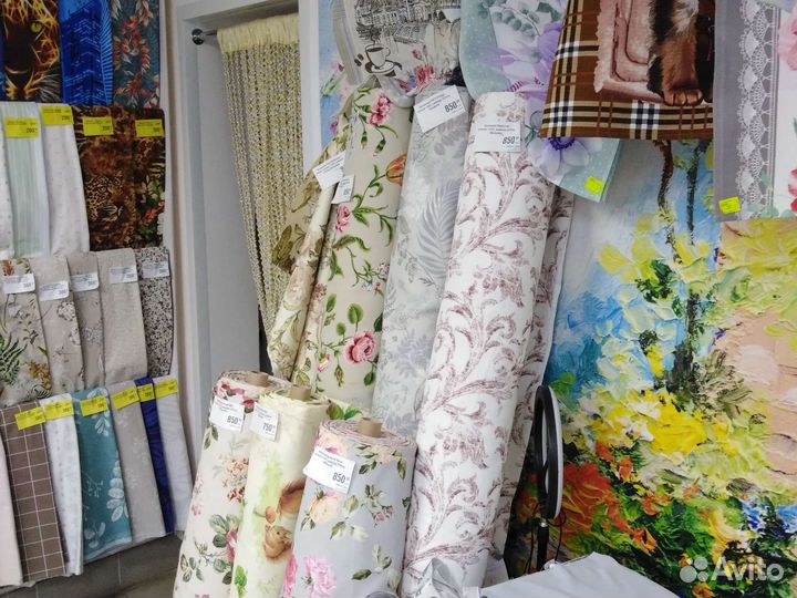 Ткани на отрез, лен, поплин, перкаль, бязь