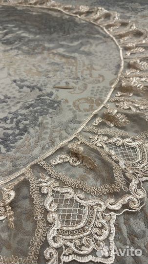 Силиконовая скатерть с кружевом