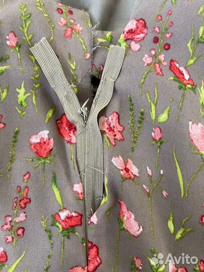 Двухслойный шифоновый комбинезон какао XS