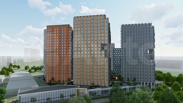 Квартира-студия, 31,9 м², 6/22 эт.