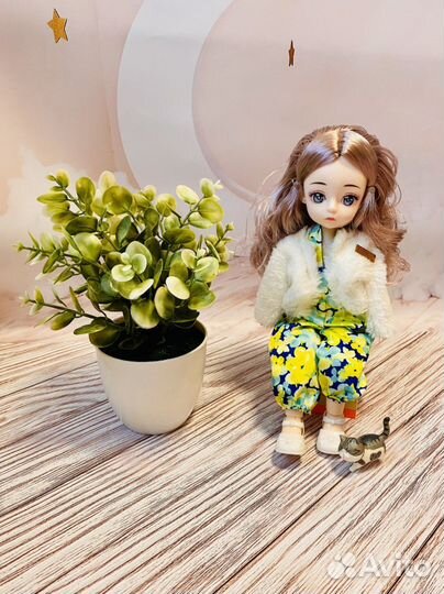 Кукла шарнирная новая 28 см