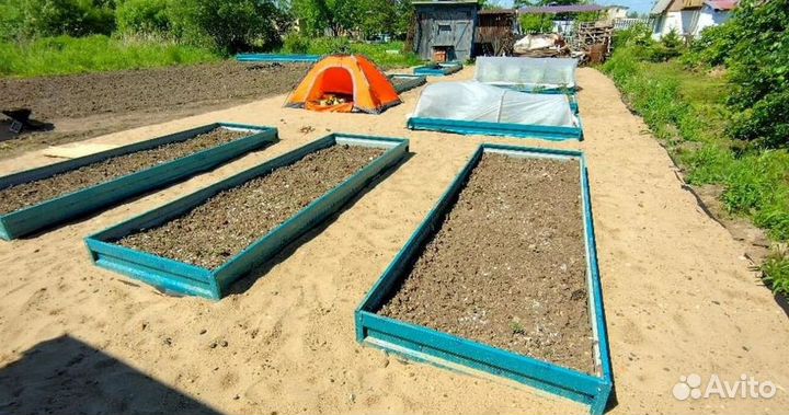 Грядка оцинкованная 1м х 1м х 32см