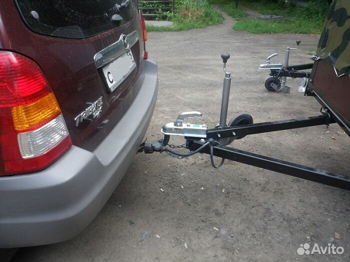 Сцепное устройство на дышло прицепа