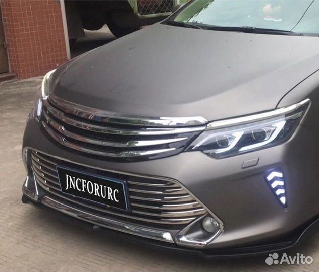 Camry 55 Сплиттер Юбка Губа Диффузор бампера H4HD3