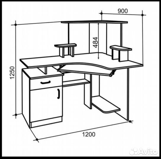 Компьютерный стол