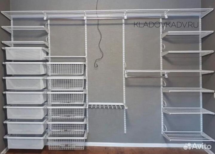 Гардеробная система для шкафа шириной от 2,4 до 3м
