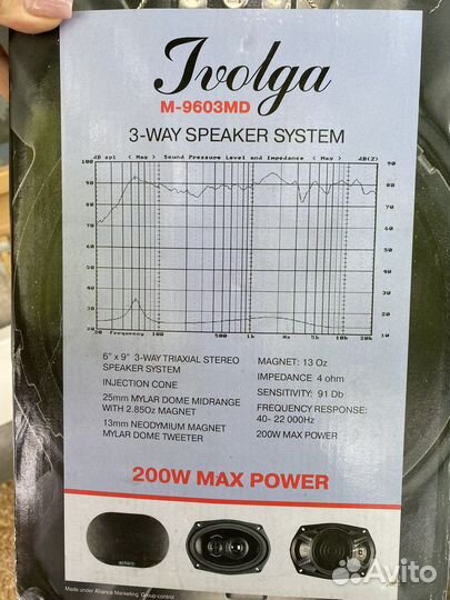 Динамики 3-х полосные