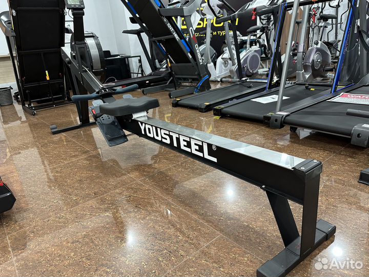 Гребной профессиональный тренажер Yousteel Air Row