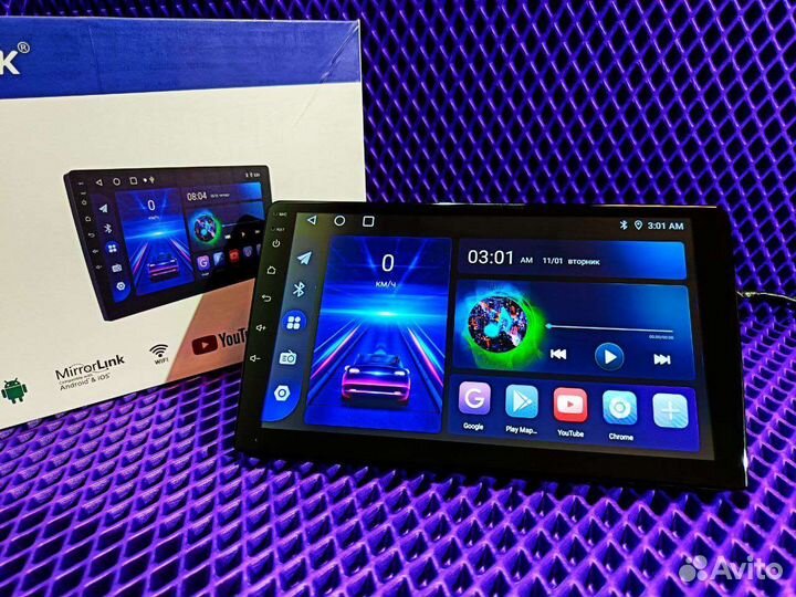 Android магнитола 4/64гб, 9 дюймов