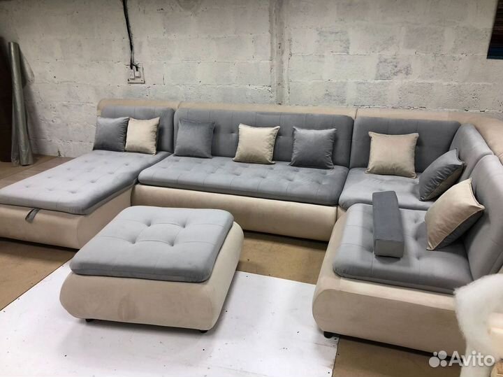 П образный диван на заказ