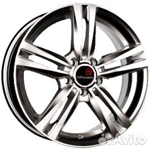 Вектор B217 : 6x16 5*100 Et:38 Dia:57,1 серебро