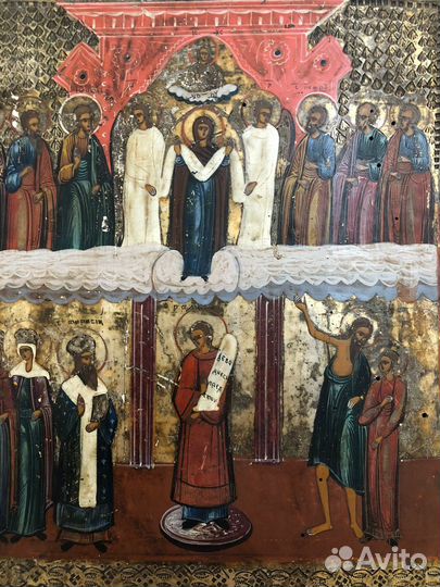 Старинная икона. 19 век