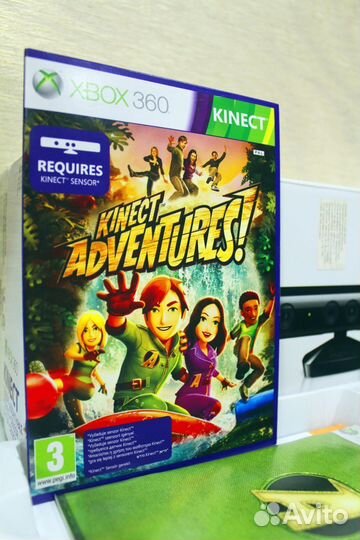 Microsoft Kinect + игра Kinect Adventures