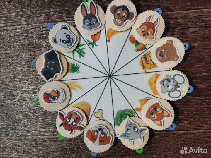 Развивающие игры из фетра 