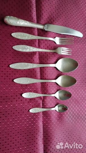 Столовые приборы СССР из мельхиора(мнц)