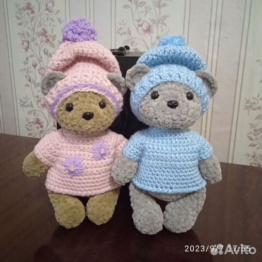 Вязаные мишки