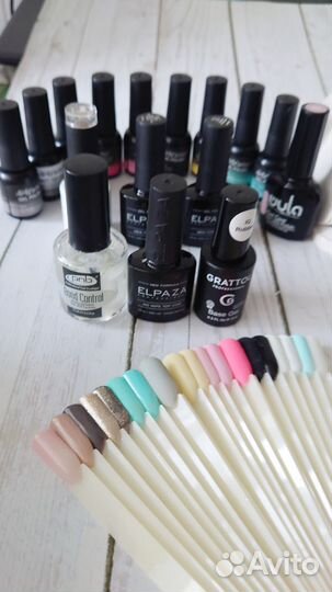 Набор для гель-лака с уф лампой в отл сост