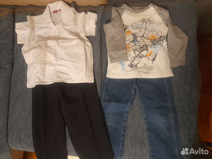 Пакет вещей для мальчика р.86-104 (28 вещей)
