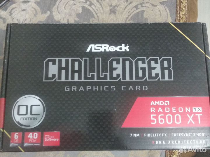 Видеокарта RX 5600 xt 6gb