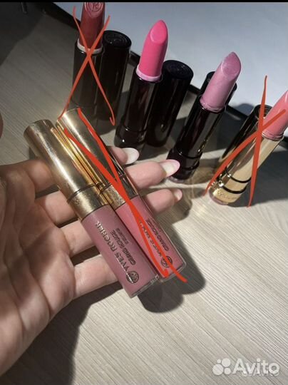 Блеск для губ и помады yves rocher почти новые