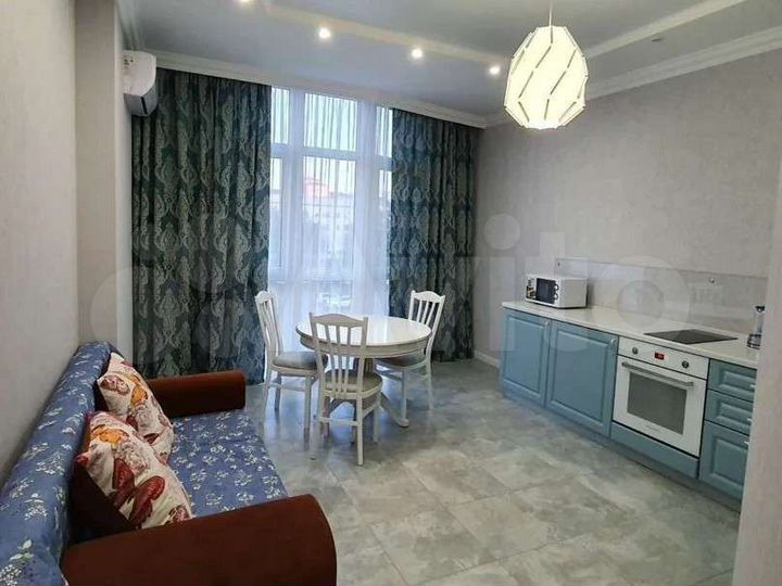 1-к. квартира, 40 м², 2 кровати