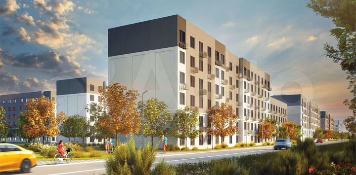 3-к. квартира, 57,7 м², 5/6 эт.