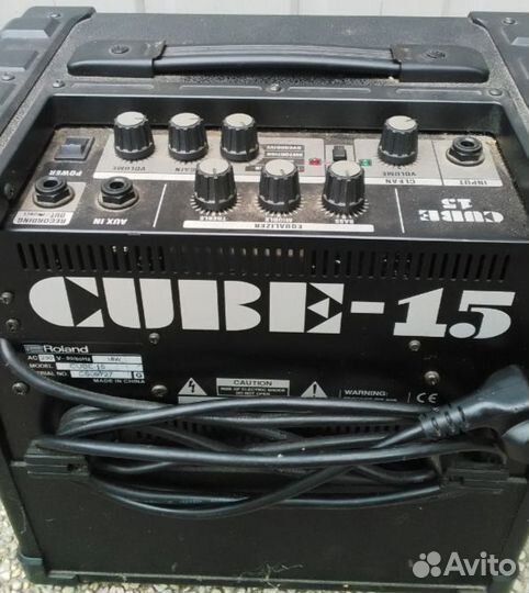 Комбоусилитель Roland cube 15x