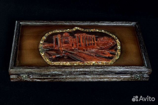 Нарды из янтаря арт. 0000032